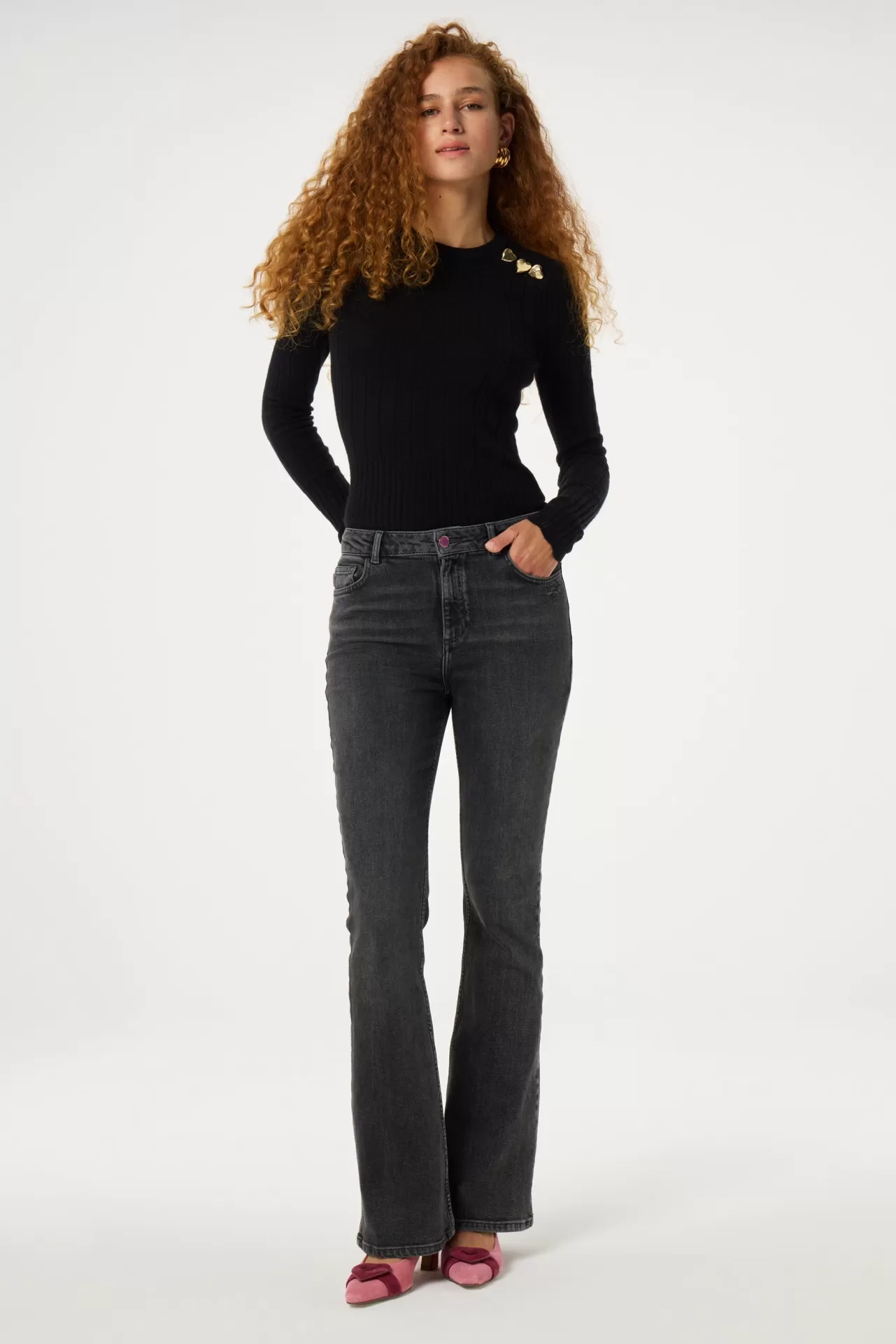 Fabienne Chapot Eva Flare Jeans* Denim | Broeken