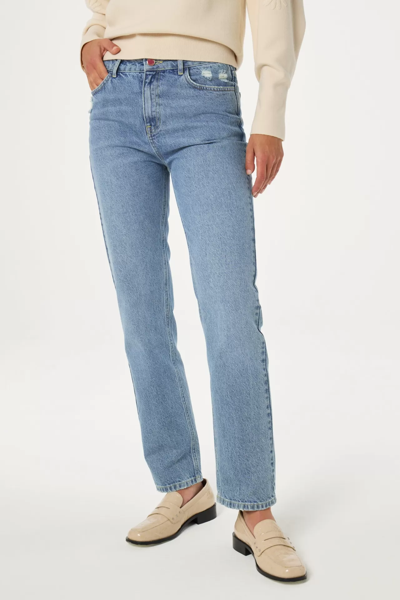 Fabienne Chapot Lola Straight Jeans* Denim