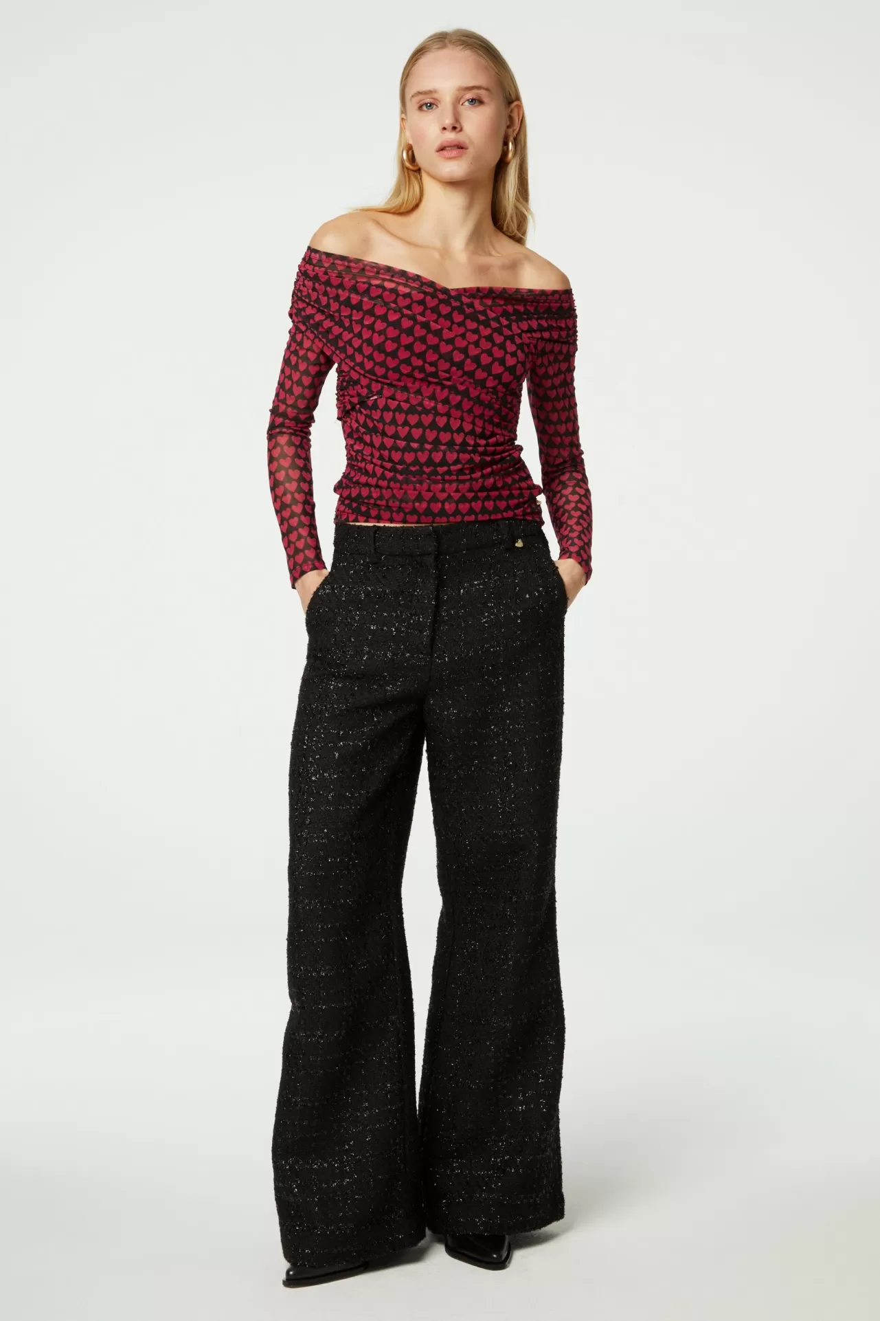 Fabienne Chapot Remi Tweed Trousers* More Responsible Styles | Broeken