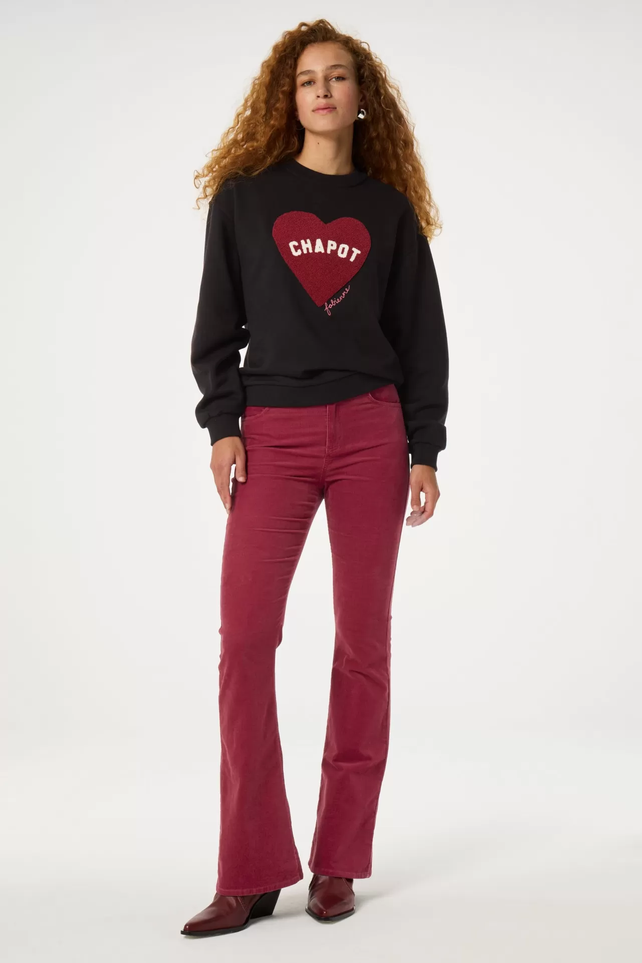 Fabienne Chapot Terry Sport Heart Sweater* More Responsible Styles | Truien & Vesten