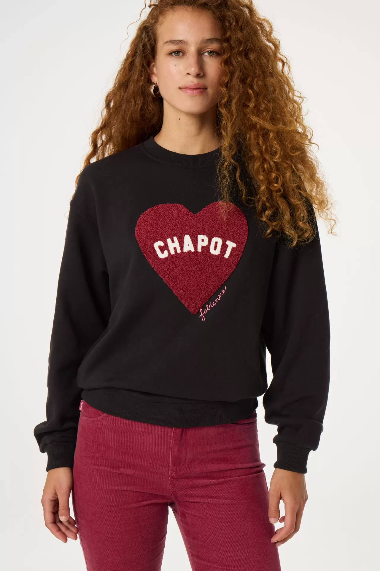 Fabienne Chapot Terry Sport Heart Sweater* More Responsible Styles | Truien & Vesten